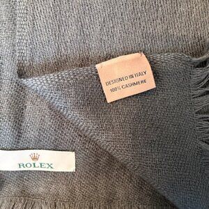Luxurious Cashmere Scarf made exculsively for Rolex